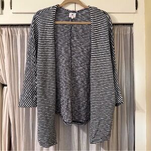 SUNDRY x Anthro striped oversized boho cardigan